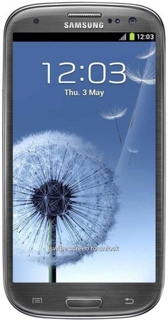 Смартфон Samsung Galaxy S3 GT-I9300 16Gb Titanium grey - Усть-Джегута